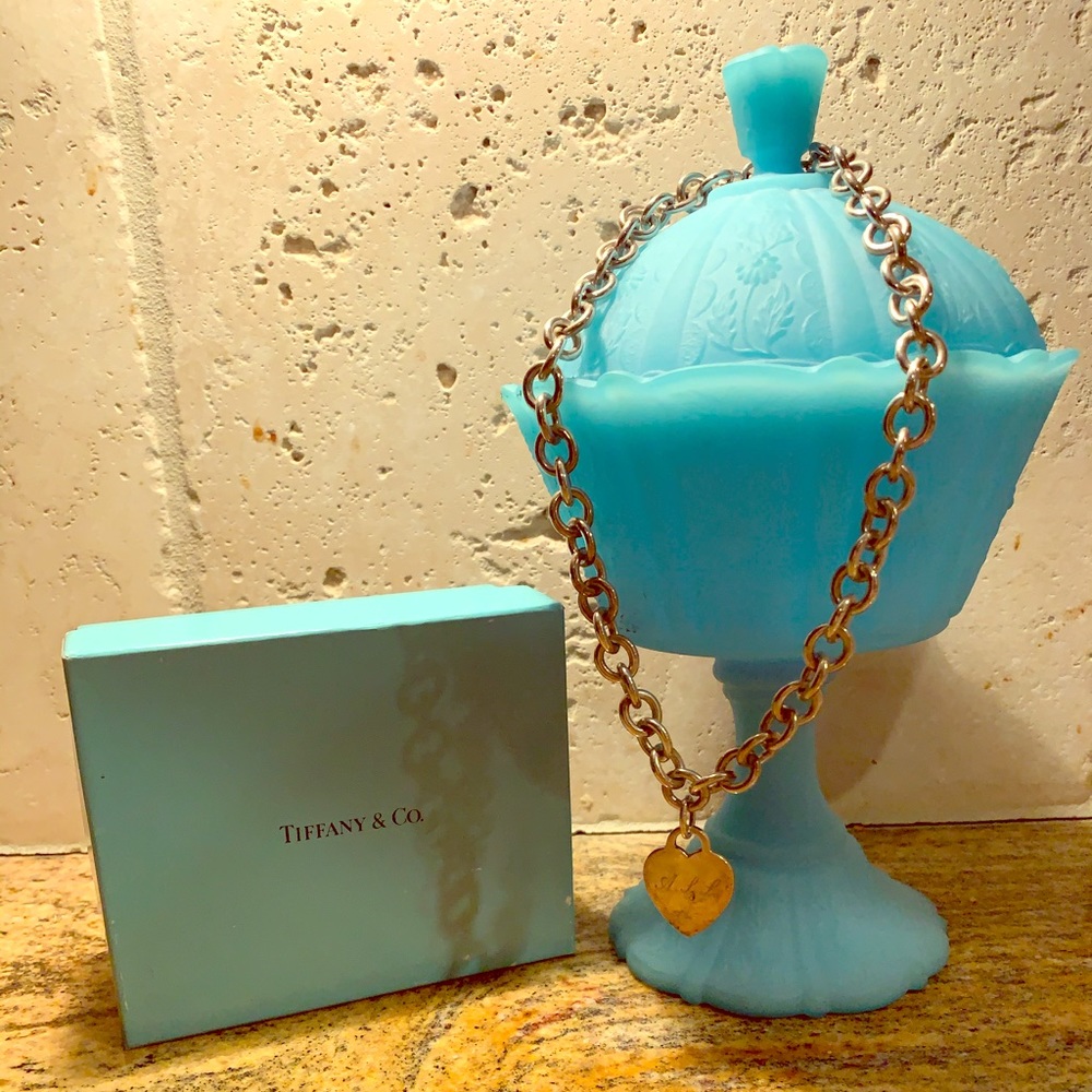 ❤️SOLD❤️Tiffany 16” Sterling Silver Heart Necklace